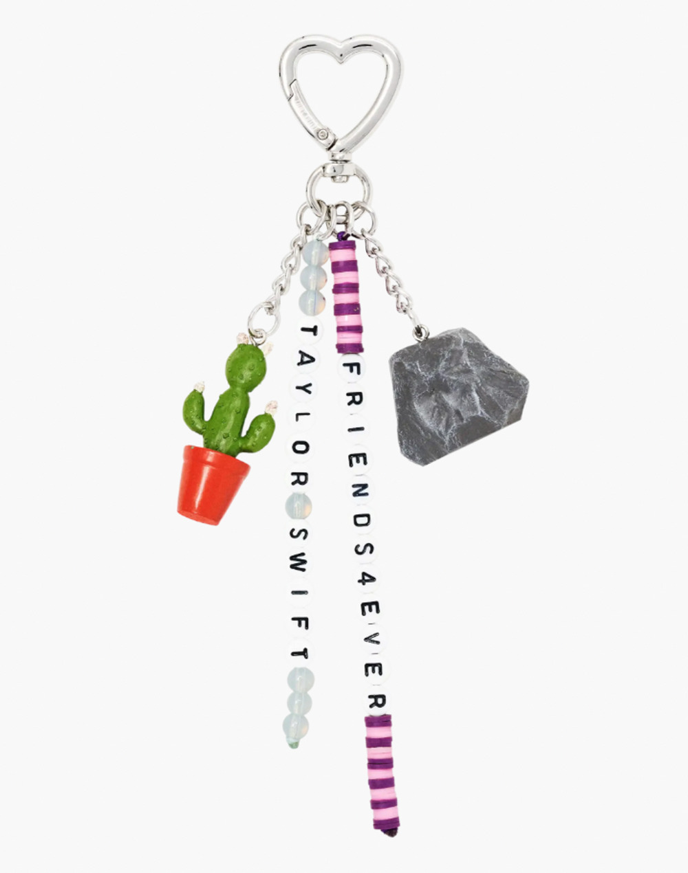 Taylor Swift Friends4Ever Keychain And Bag Charm Opalite Life Of A Show Girl New